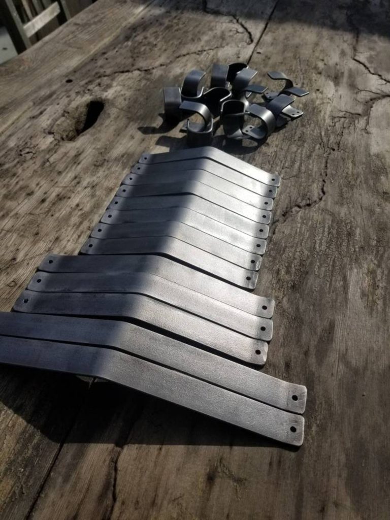 5 to 12 inch hand forged drawer pull