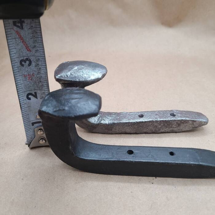 Railroad Spike Coat Hook Single Bend - Image 4