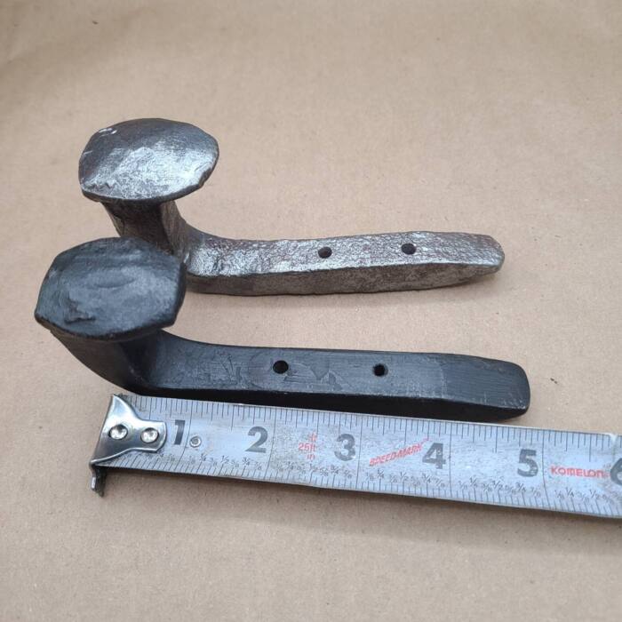 Railroad Spike Coat Hook Single Bend - Image 5