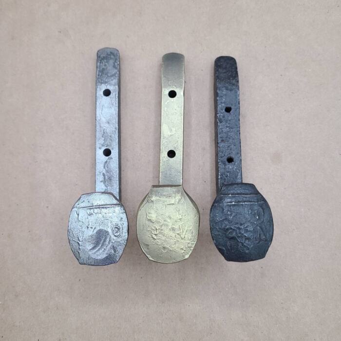 Railroad Spike Coat Hook Single Bend - Image 2