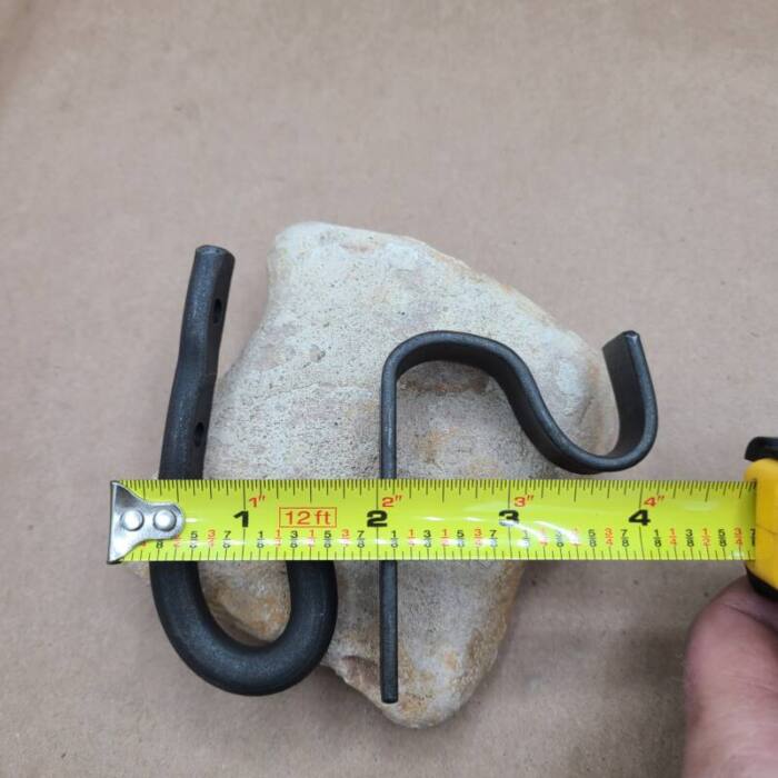 Hand Forged Curtain Rod / Tapestry Bracket - Image 6