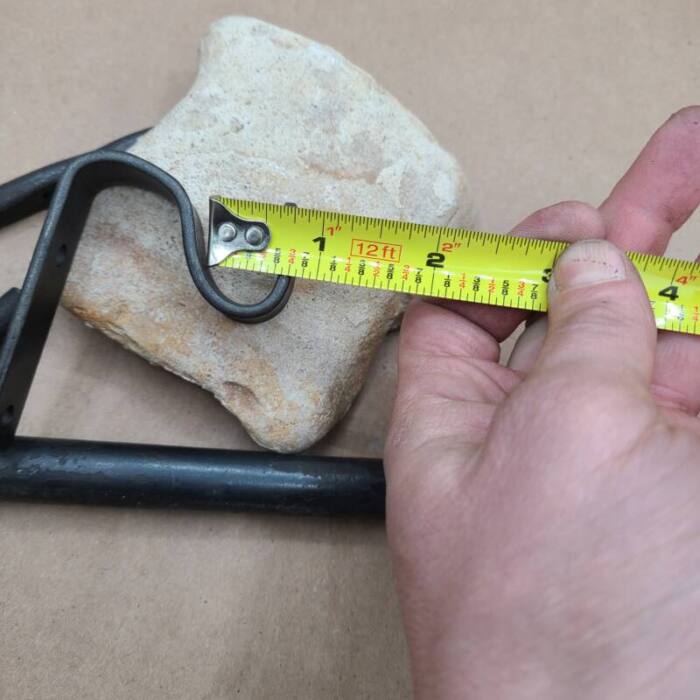 Hand Forged Curtain Rod / Tapestry Bracket - Image 7